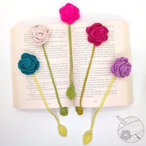 Marque-page rose